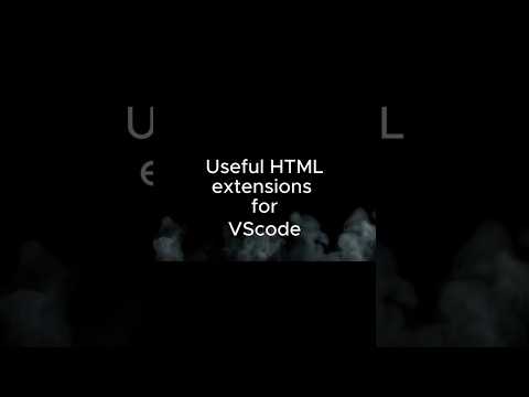 Essential VS Code Extensions for Faster HTML Workflow #html5 #developerlife #vscodetutorial #program