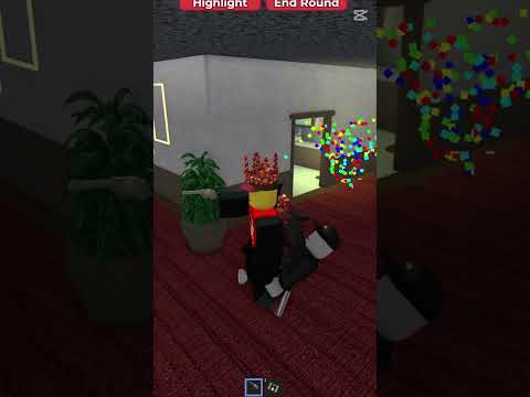 beating the speed exploiter in mm2 aim trainer #roblox