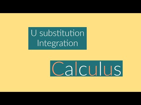 U substitution calculus Example 1