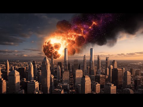 2025 Asteroid Impact on Earth — Observatory Red Alert, Cities in Panic