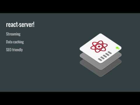 @emecell and @TonyHYK opensource React Server