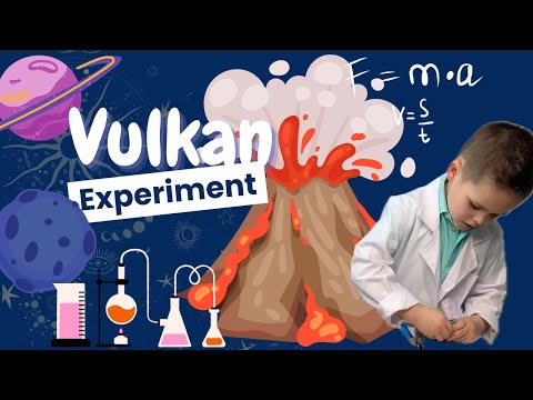 Kinder Experiment I John baut Urzeit Vulkan
