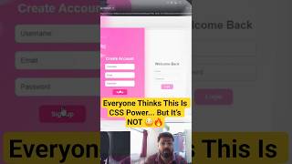 Everyone Thinks This Is CSS Power... But It’s NOT 😳🔥 #coding ##shorts