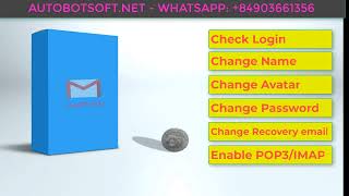 Auto Change Gmail Password in Bulk | Change Avatar | Gmail Bot | Enable IMAP/POP3 Automatically
