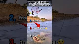 Epic Fishing Catfish Compilation⁉️ #shorts #feedshorts #fishing