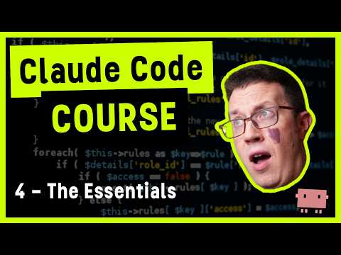 Claude Code Course 4 - Basic Operations & Essential Features