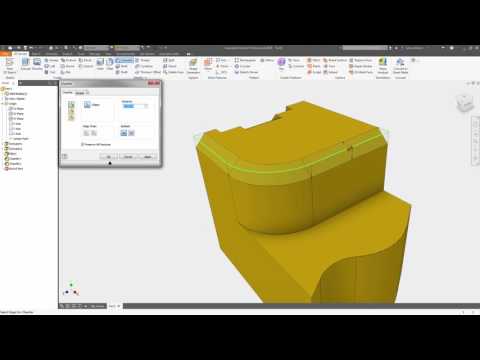 Autodesk Inventor Quick Tip: Inventor 2018 chamfer