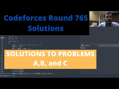 Codeforces Round 765(Div-2) Solutions || Problems A,B, and C