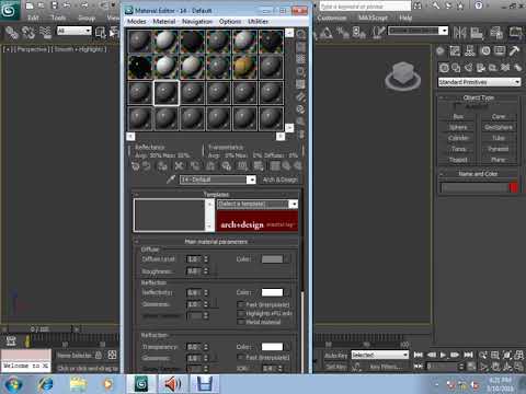 3ds max mental ray-3ds max mental ray materials-3ds max mental ray tutorial