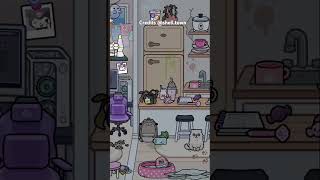 My cute chaotic, anime girl house tour in Toca Boca