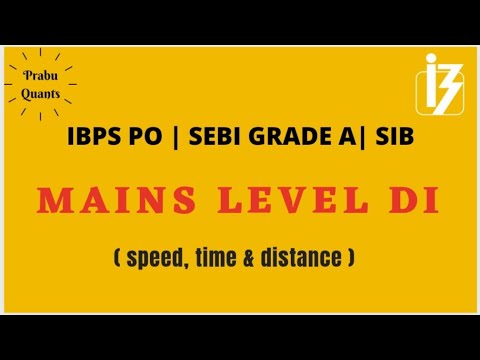 MAINS LEVEL DI - IBPS PO | SEBI GRADE A