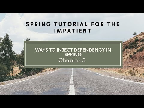 Chapter 5 - Ways to inject dependency in spring | Circular dependency | dependency injection