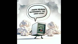 Floating in serverless bliss! Less cloudy, more jolly! #DevOps #Cloudmemes #DevOpsMemes"