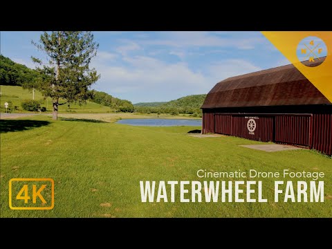 Waterwheel Farm, Pennsylvania | 4K Drone Flyover | DJI Cinematic Short