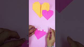 PAPER HEART EASY #origami #shorts #beginnersproject