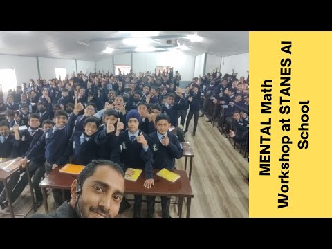 Mental Math Seminar at Stanes AI School,Coonoor