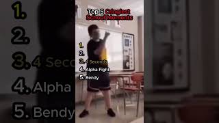 Ranking FUNNIEST Cringe School Moments
