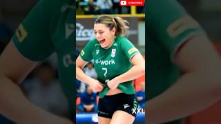 🔥 Volleyball Player’s Confidence On The Court #volleyball #ai #shorts