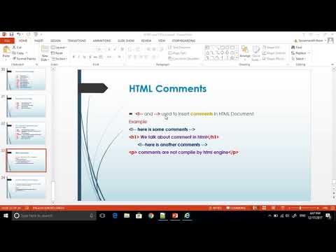 HTML5 and CSS3 Khmer 13  HTML Comments