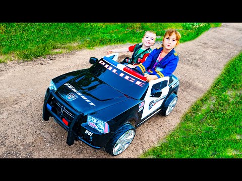 Kids Playing Cops: Melissa’s New Police Car Adventure!