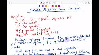 Koszul Algebras from Graphs