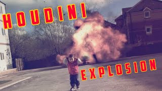 HOUDINI - Explosion VFX - Syntheyes - Blender - Houdini - After effects - MochaAE - FCPX
