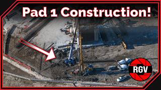 Pad 1 Drilling Begins and Test Tank Anomaly | Starbase Flyover Update115