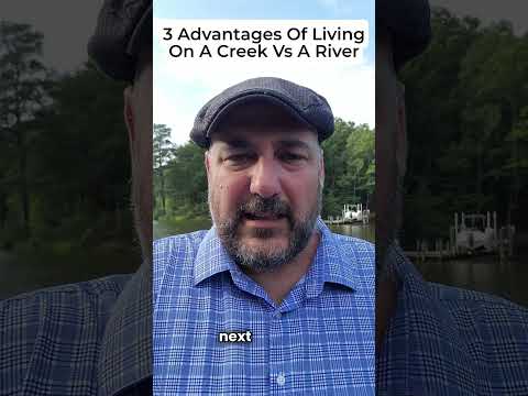 3 Advantages To Living On A Creek vs The River In MD #waterfrontliving