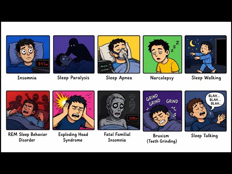 Every sleep disorders explained in 6 minutes 