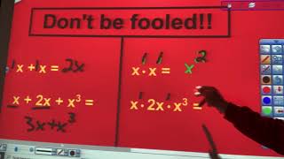 Exponent Series: 3 - Exponent Basics and Multiplying Exponential Expressions