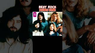 Best Rock bands of all time(Ranked) #RockLegends #RockMusic #RocknRoll #Shorts