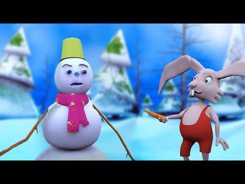 BUNNY AND SNOWMAN 3d animation