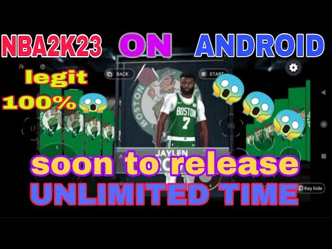 NBA2K23 ON ANDROID UNLIMITED TIME FREE TO PLAY😱 RELEASE DATE: SOON🎉🥳 SUBSCRIBE IS THE KEY 🗝️🔐