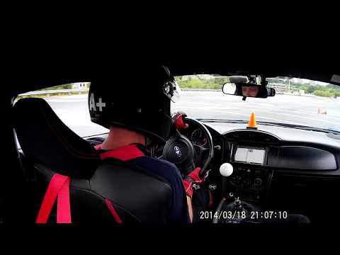 Subaru BRZ AutoX - Susquehanna region SCCA - Harrisburg Farm Show 7-22-2018 AM event Run #4 - In-car