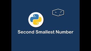 second smallest number in python 😀