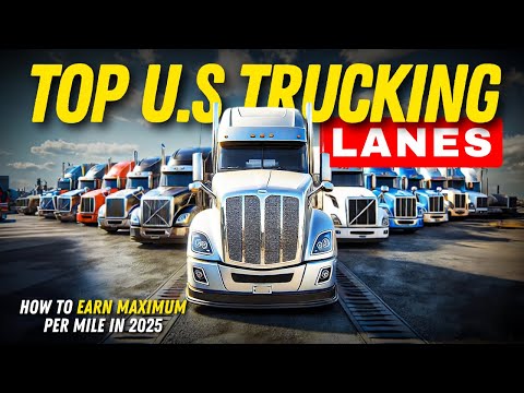 Top U.S. Trucking Lanes to Earn Maximum per Mile in 2025
