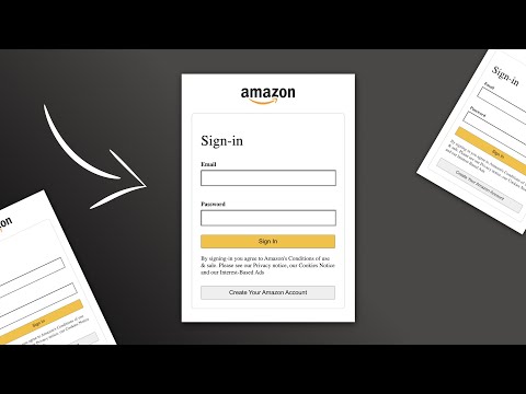 Responsive UI Design | Optimised Code 💯 | Modern Login Page in HTML & CSS