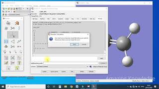 GaussView DFT calculation in simple steps/Optimizing molecule using Gaussian tool#research#chemistry