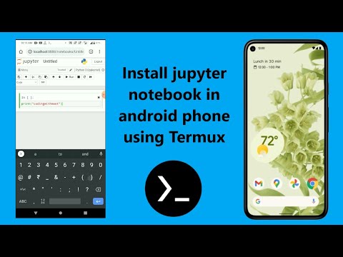 Install jupyter notebook on android mobile phone using termux