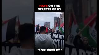 Hateful gathering on the streets of NY
