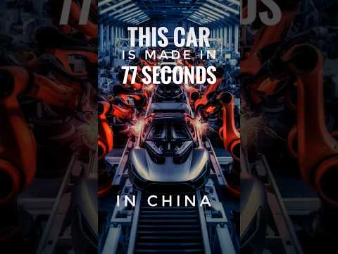This car is made in just 77 seconds!  #xiaomisu7