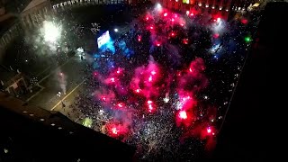 CRAZY SCENES 🙌 Napoli fans WILD CELEBRATIONS after winning fourth Serie A title 🏆