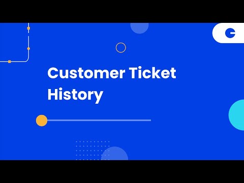 Customer Ticket History | Contacto