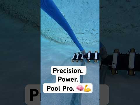 49 seconds of pure pool domination 🔥🧼 #poolcleaning #BeforeAndAfter #SatisfyingClean #GrimeToShine