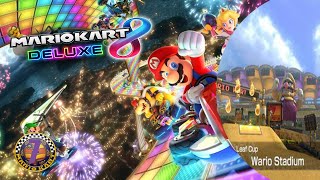 MarioKart 8 Deluxe part 7/Casually beating the CPUs as cat peach!