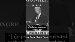 Can Trump Serve a Third Term? #DonaldTrump #factcheck