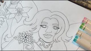 Coloring With Ohuhu Markers In Real Time