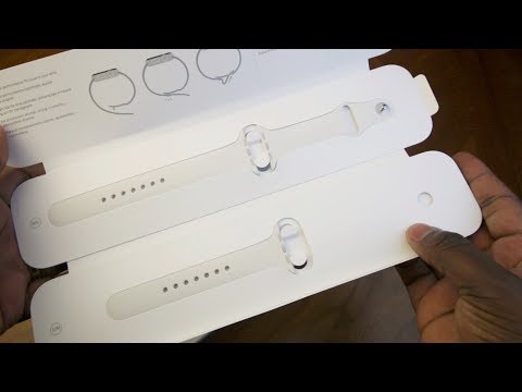 Soft White Apple Watch Band Unboxing