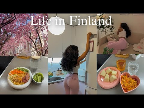 Days in my life in Finland | Living alone diaries | New home 🏠| Date with boyfriend | Home cooking🌸