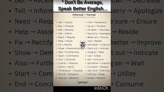 Speak good English every day #LsN #Learn something new